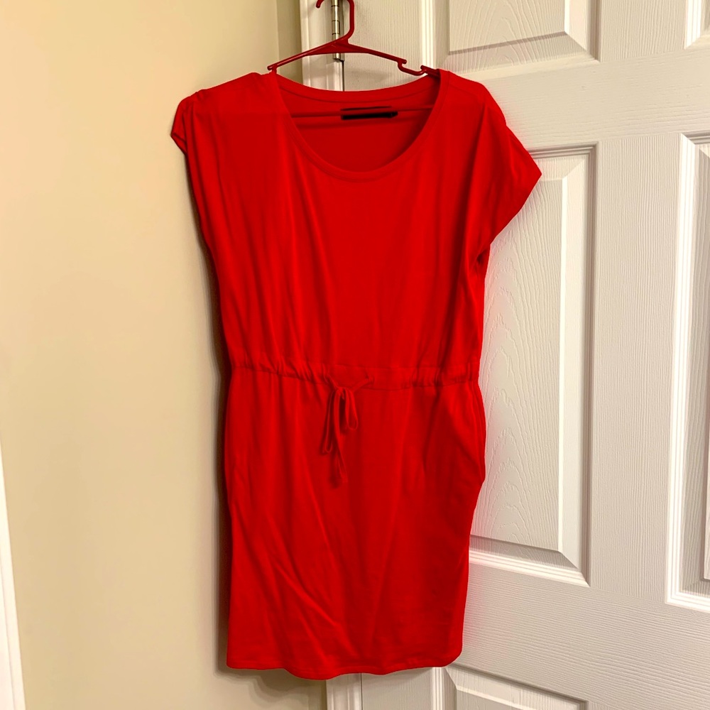 NWOT Vero Moda Red M Crew Neck Tee Shirt Dress